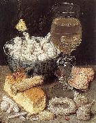 Georg Flegel Still-Life with Bread and Confectionary oil painting artist